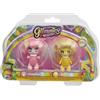 Giochi Preziosi - Glimmies Rainbow Friends Blister Doppio, Castorinda e Abella
