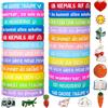 KufaerBeam 36 Braccialetti Bambini con Frasi Motivazionali, Braccialetti in Silicone Colorati per Amicizia, Gadget per Compleanni, Regalini per Fine Feste, Regali per Bambini, Pensierini per Feste Scolastiche