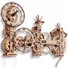 WOODEN.CITY Orologio da parete Steampunk, puzzle in legno 3D, per adulti e ragazzi, kit di costruzione con orologio a pendolo meccanico con 257 pezzi