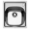 Foster 1144 061 Lavello da Incasso Monovasca 1 Vasca 44 x 50 cm foro miscelatore a destra Sopratop Serie S1000 Acciaio Inox 1144061