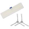 Rowenta Filtro de alto rendimiento y cepillos para Robot Explorer Serie 60 ZR740003 Set 2 Cepillos laterales y Filtro Allergy Care para robot aspirador Explorer Serie 60, blanco