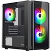 NUWO Case Nuwo Blitz R28 Mini-Tower Micro ATX Nero