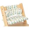 BOYIFEIJIE Cuscino per Seduta per Tripp Trapp - Morbido E Facile Da Fissare, Accessorio per Stokke Tripp Trapp, Disponibile In Vari Colori (Foglie verdi)