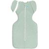Love To Dream Swaddle Up, borsa di transizione grande, 8,5-11 kg, ramoscelli di ulivo, vestibilità aderente con ali brevettate con cerniera, 1,5 TOG, ideale per tutto l'anno (18-22 °C) | lavabile in