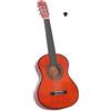 vidaXL Chitarra Classica Principianti e Bambini 1/2 34" in Tiglio Strumenti vidaXL