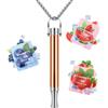 CARITATE Collo per respirazione regolabile: bocca e respiratori portatili con filtro e resistenza, pacchetto con molti gusti Accessorio Lifestyle riutilizzabile in oro rosa e argento