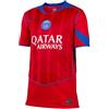 Nike Paris Saint-Germain Dri-Fit Jersey SS Stadium 3rd, Global Red/Sport Red/Hyper Royal, 158/170
