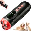 Domigard Dispositivo anti-abbaio per cani, deterrente per l'abbaio ad ultrasuoni, portata 10,7 m, dispositivo di controllo dell'abbaio ricaricabile con display HD e torcia a LED, sicuro per cani di