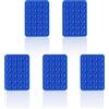 Gosknor 5 Pezzi Supporto a Ventosa per Telefono, Supporto a Ventosa in Silicone per Telefono Supporto Adesivo per Telefono Impugnatura Adesiva per Selfie e Video (Blu Scuro)