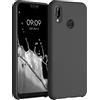 kwmobile Cover per Huawei P20 Lite Custodia - Back Case per Smartphone in Silicone TPU - Protezione Gommata - nero matt