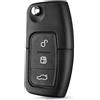 AWPARTS - Cover per chiave auto - Cover per chiave telecomando compatibile con Ford S-MAX C-MAX Mondeo Galaxy