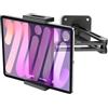 urmust Supporto da parete per tablet, rotazione a 360°, regolabile, con braccio estensibile in alluminio regolabile per iPad Mini/Air/Pro/Galaxy Tab/Kindle/Switch, tutti i telefoni e tablet da 4,9-13