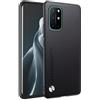 HAFFAN Custodia Cover Protettiva per Cellulare per OnePlus 8T / OnePlus 9R (6.55 inches), Stile Similpelle - Nero