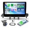 Rimoody 4G+128G Android Autoradio per Renault Megane 3 Export 2009-2014 9 Pollici Schermo IN-Cell con Wireless Carplay Android Auto Navi GPS WiFi Mirror Link FM/RDS/EQ Bluetooth SWC Telecamera Posteriore