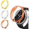 iVoler 3 Pezzi Clear Cover con Pellicola Protettiva per Amazfit Active 2 (Round Edition), Copertura Completa Custodia Anti-Graffio Ultra Sottile Morbida TPU Case, Oro + Argento + Oro Rosa