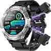 CISIYOO Smart Watch, smartwatch touch screen 1,52 pollici, cuffie Bluetooth TWS, monitoraggio 24/7, impermeabilità IP67, per
