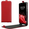kwmobile Cover compatibile con Samsung Galaxy A55 5G - Custodia verticale Flip Case Cover in simil pelle - con linguetta calamita