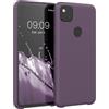 kwmobile Cover per Google Pixel 4a Custodia - Back Case per Smartphone in Silicone TPU - Protezione Gommata - Iris pallido