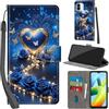 PHINIENLAND Cover per Xiaomi Redmi A1 / A2 / Poco C50 Case PU Pelle Custodia [Kickstand] [Chiusura magnetica] [Slot per Schede], Portafoglio Flip Custodia per Redmi A1 Plus / A2 Plus,Rose blu