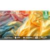 SYLVOX 43 TV da Esterno - Frameless 4K UHD 2000Nits, Smart Google Outdoor TV Impermeabile IP56, Dolby Atmos, Wi-Fi, Assistente, Bluetooth, Ideale per Giardino/Terrazzo/Piscina (Frameless Pro /2026)