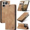 Azororo Cover per Xiaomi 15T Pro 5G, Premium PU Pelle Custodia, Magnetica Carta Fessura Portafoglio Case, Flip Cavalletto Custodia per Xiaomi 15T Pro - Marrone