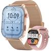 SGDDFIT GPS Smartwatch, 2,01 AMOLED Orologio da uomo con funzione telefono, batteria 350 mAh, orologio sportivo con chiamate con monitor del sonno, impermeabile 5 ATM, per iOS Android, 2 cinturini