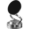 Aairsk Supporto magnetico per telefono con ventosa, magnete super forte, base girevole a 360°, pieghevole e portatile per auto