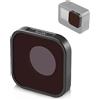 PULUZ ND16 - Kit filtro obiettivo per GoPro Hero11 / Hero11 mini / HERO10 / HERO9 nero a densità neutra lente protettiva standard per accessori GoPro
