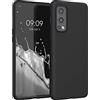 kwmobile Custodia Compatibile con OnePlus Nord 2 5G Cover - Back Case per Smartphone in Silicone TPU - Protezione Gommata - nero matt