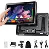 VILTROX DC-L2 7 Monitor da campo SDI, monitor da campo per telecamera touch screen IPS HD 1280x800 con ingresso/uscita HDMI e SDI 4K, 600 nit LUT 3D, Focus Peaking Video Assist,forma d'onda completa