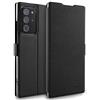 doupi Deluxe FlipCase per Samsung Galaxy Note 20 Ultra, Protezione Custodia Ultra Slim Magnete Flip Cover Protettiva Book Style Etui Stare in Piedi, Nero
