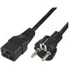 oniroview Cavo Alimentazione 16A, Spina Schuko a Presa tripolare IEC 320 C19, 1.8 mt, colore Nero per UPS, armadi rack, centro dati