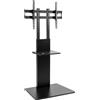 Maclean Supporto da pavimento per TV con ripiano 37-70" Supporto per TV max 40kg max VESA 600x400 Altezza regolabile