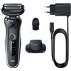 Braun Series 5 51-W1200s Rasoio a lamina Trimmer Nero, Bianco