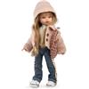 MUÑECAS ANTONIO JUAN S.L. Bambole Antonio Juan - Emily Cosmopolitan Bambola Fashion, 33 cm, corpo in vinile, stile urbano casual rosa con accessori