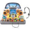 elzle Giocattolo Cockpit Volo, Simulatore 3+ Anni con Luci e Suoni | Cruscotto Simulatore di Volo Interattivo per Bambini, Gioco Educativo da Tavolo, Idea Regalo Compleanno