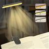 QUMOX Lampada da lettura ricaricabile a 25 LED per leggere a letto - Protegge gli occhi, 3 temperature di colore, 5 livelli di luminosità, autonomia da 5 a 50 ore. Lampada leggera con clip, Nero