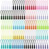 UTMACH 120 Pezzi Cordino Cerniera Lampo Colori Cerniera Tira Zip Estensione Nylon Cordino Cerniera Sostituzione Cerniera Lampo Tira Cerniera Tag per Abbigliamento Sportivo,Zaini,Giacche,20 Colori
