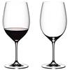RIEDEL 6416/0 - Set di 2 calici da vino rosso, in cristallo, per Vinum Cabernet Sauvignon/Merlot