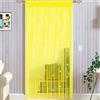 Taiyuhomes - Tende con perline, tende a stringhe per porte, molti fili, divisori multi-funzione, funge anche da zanzariera e da schermo per porte e finestre, Yellow, 90x200cm