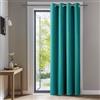 Deconovo Tenda Oscurante per Interni 229 CM Altezza, Termica Isolante con Anelli per Camera da Letto Moderna 1 Pannello, 132x229 CM, Turchese