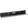 Adam Hall Cables - Supporto per cavi per montaggio a parete o a pavimento con foro filettato da 3/8", nero