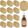 NBEADS 100 pz Etichette Adesive Fai Da Te per Bottiglie, Etichette Autoadesive per Bottiglie di Olio Essenziale, Adesivi In Carta Vintage, Vasi, Contenitori per Alimenti, Burlywood, 7.9x5.9cm