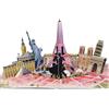 CUT POPUP.COM CUTPOPUP Sempre con te 3D Biglietto Anniversario, Biglietto San Valentino, Biglietto Auguri Matrimonio per Marito, Moglie, Lei, Lui, Coppia (Eiffel) US8-LO202IT