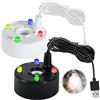 BORDEAG 2 Pezzi Mist Maker Fogger, 5 V Mini Macchina Per Nebbia, Macchina Della Nebbia, Nebulizzatore Usb Per Fontane Piscina Bacino Giardino Roccioso Lavandino