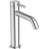 Ideal Standard - Ceraline, Miscelatore monocomando grande, Rubinetto lavabo con cartuccia FirmaFlow, Senza asta di comando e piletta, Sistema BlueStart, Easyfix, Cromato