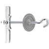 Molly Cavità cava in metallo per altalena a soffitto, con occhiello, M6 x 85 mm, confezione da 2