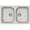 SCHOCK | Lavello Cucina Lithos N200S 2 Vasche Small, Materiale Cristalite®, New Alumina, 790x500mm