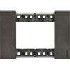 Bticino KA4803NG Living Now - Placca 3 Moduli, Space, 131 x 50 x 10 cm