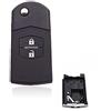 kuyuansu Custodia Chiave Telecomando Pieghevole 2 Pulsanti Mazda 3 5 6 M6 Rx8 Mx5